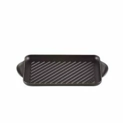 Le Creuset Grillplatte 32x22cm Eckig Schwarz Guss