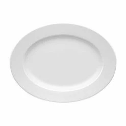 Thomas Platte 33 Cm Oval Sunny Day Weiß Weiß