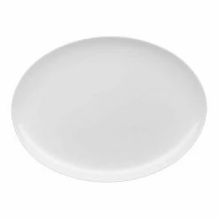 Rosenthal Platte 35cm Oval Jade Weiß