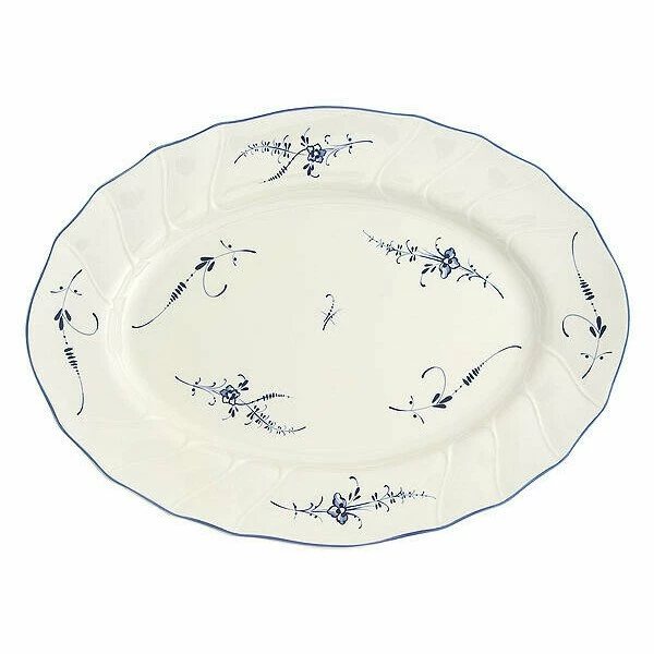 Villeroy & Boch Platte 36 Cm Blütenzweige Oval Alt Luxemburg 3 Villeroy & Boch Platte 36 Cm Blütenzweige Oval Alt Luxemburg