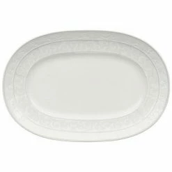 Villeroy & Boch Platte 41 Cm Oval Gray Pearl