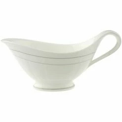 Villeroy & Boch Saucieren Oberteil 400 Ml Oval Gray Pearl