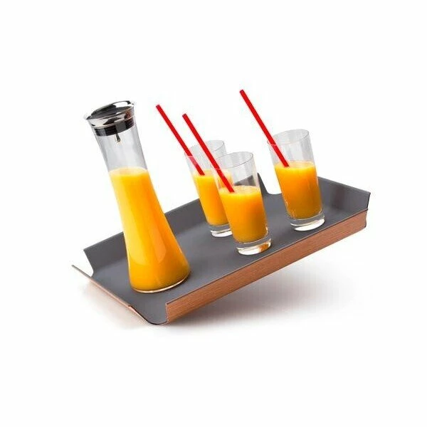 Continenta Tablett Rutschfest 45x34 Cm Grau 4 Continenta Tablett Rutschfest 45x34 Cm Grau - Image 2