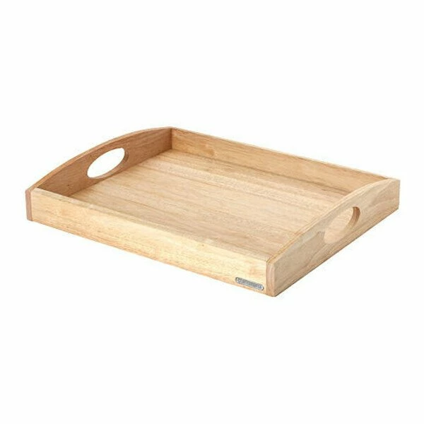 Continenta Tablett Rechteckig 44x35 Cm Gummibaum 3 Continenta Tablett Rechteckig 44x35 Cm Gummibaum